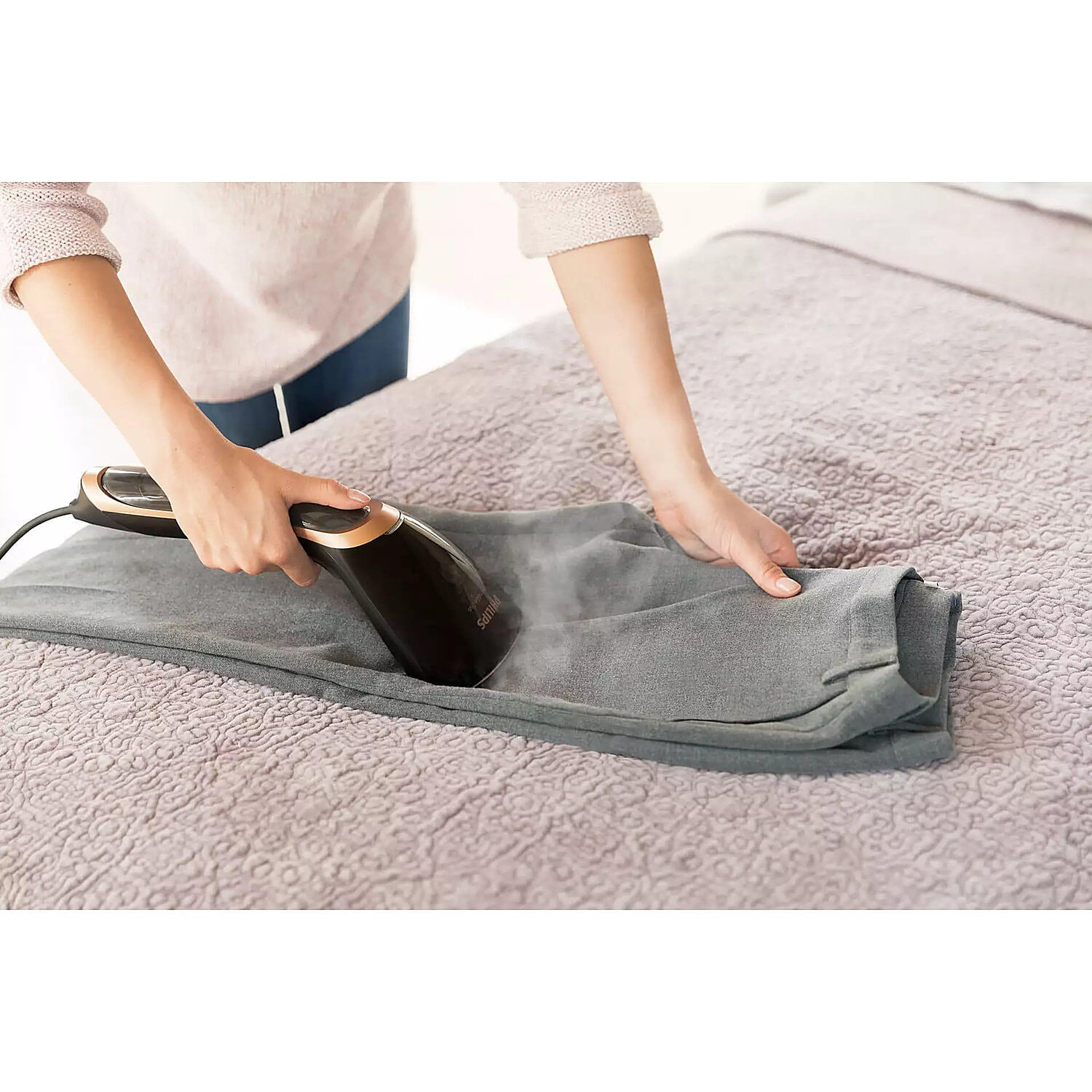 Refurbished Philips Steam Go Handheld Garment Steamer With Detachable Water Tank Gc362 80