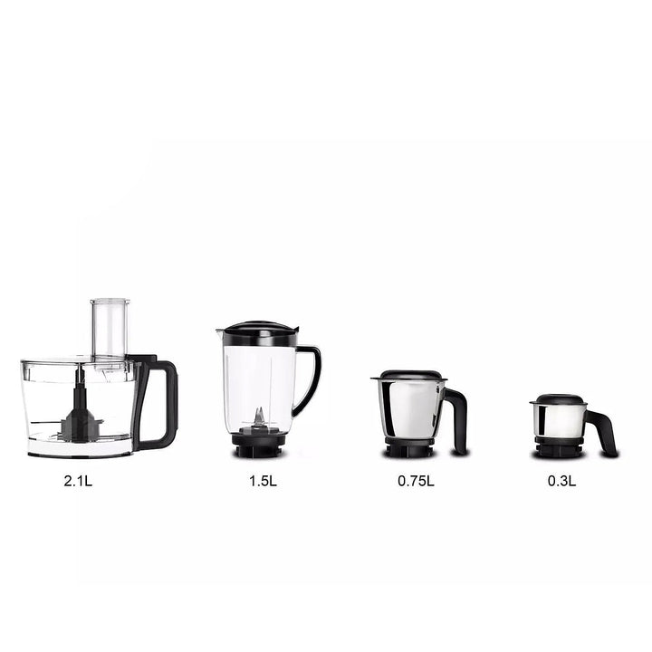 Philips Domestic Mixer Grinder With Food Processor Jar 750 Watt White Hl7763 00