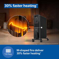 Philips Oil Filled Radiator with 13 Fins- CX3013/01