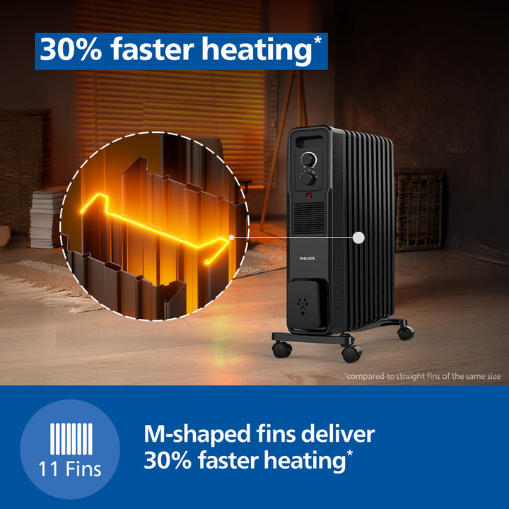 Buy Philips Oil Filled Radiator with 11 Fins - CX3011/01