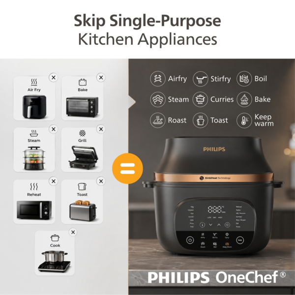 Philips OneChef 33-in-1 6L Smart Cooking Device - NX5300/00