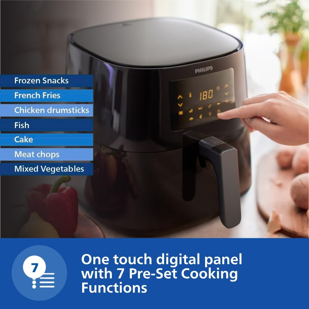 Philips Digital 4 1 Litre Airfryer With Rapid Air Technology Hd9252 90