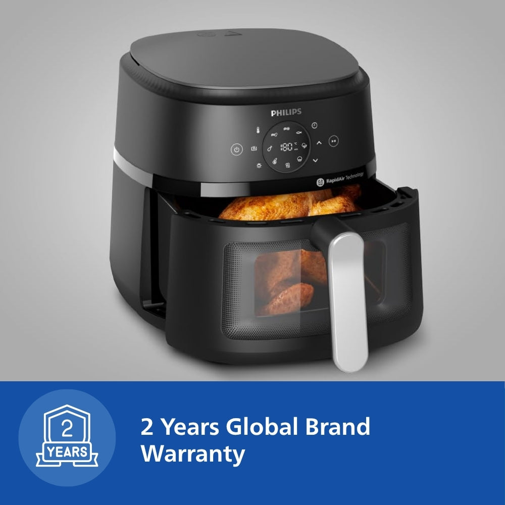Philips 6 2L Extra Large Airfryer With Rapid Air Tech Up To 90 Less Fat Na130 00
