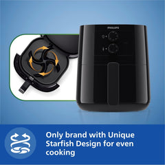 Philips Analog 4 1 Ltr Airfryer With Rapid Air Technology Hd9200 90