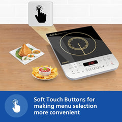 Philips Induction Cooktop 2100W for Fast Cooking - HD4928/01
