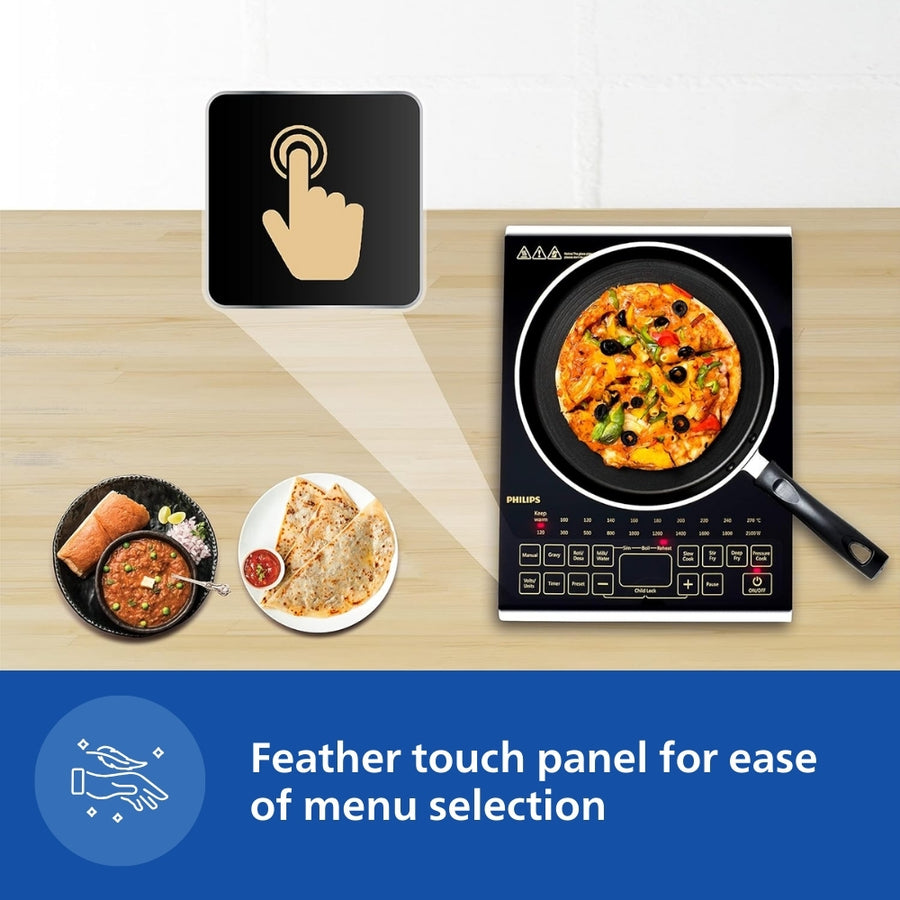 Philips Induction Cook Top With Sensor Touch Hd4938 01