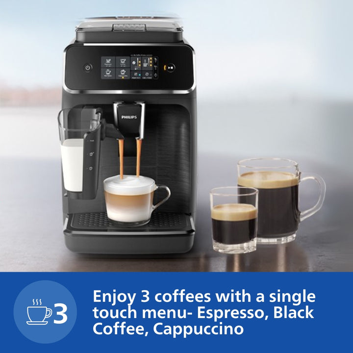 Philips 2200 Series Fully Automatic Espresso Machines Ep2230 10