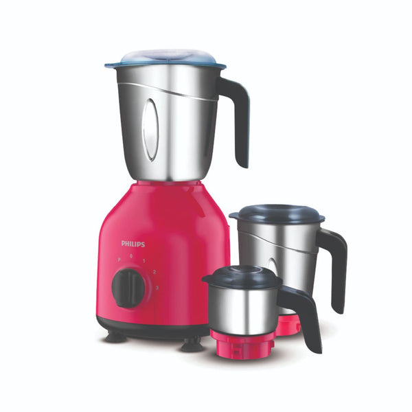 Philips 750W Mixer Grinder 3 Jar Red - HL7756/02 - Liquidation