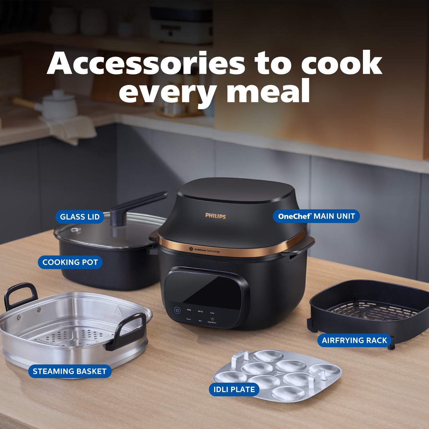 Philips OneChef 33-in-1 6L Smart Cooking Device - NX5300/00