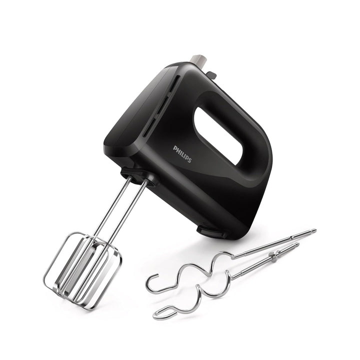 Philips Daily Hand Mixer 300W 5 Speed Black Hr3705 10