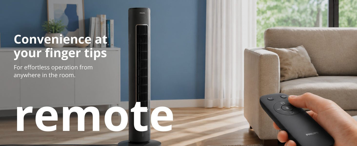Philips Bladeless Tower Fan - CX5535/11