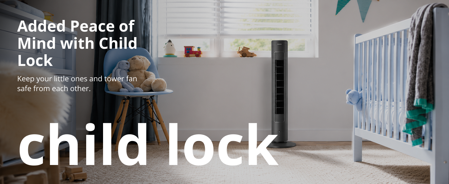 Philips Bladeless Tower Fan - CX5535/11