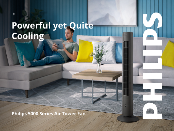 Philips Bladeless Tower Fan - CX5535/11