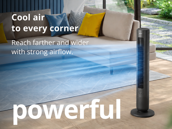Philips Bladeless Tower Fan - CX5535/11