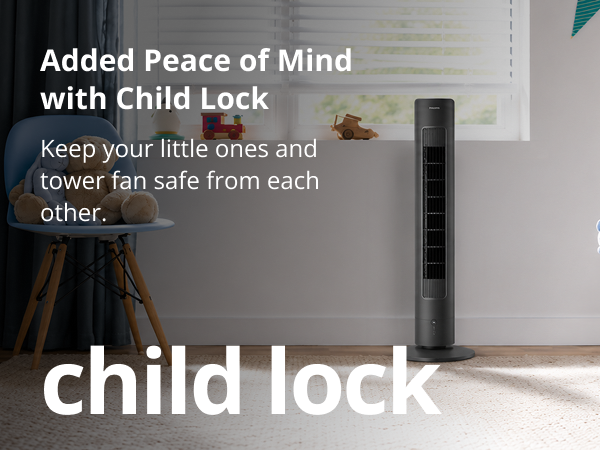 Philips Bladeless Tower Fan - CX5535/11