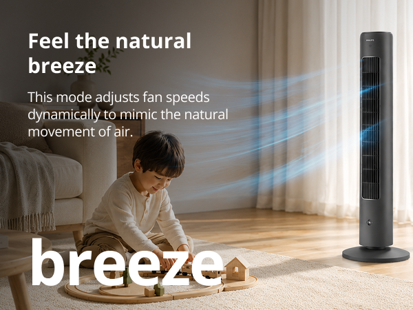 Philips Bladeless Tower Fan - CX5535/11