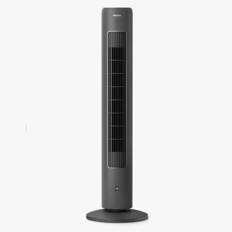 Refurbished Philips High Performance Bladeless Technology Tower Fan with Touchscreen Panel and Remote Control - CX5535/11, No Return