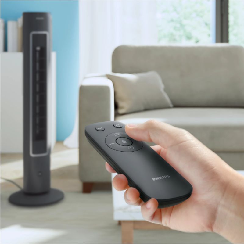 Philips Domestic High Performance Bladeless Technology Tower Fan With Touchscreen Panel And Remote Control Cx5535 11