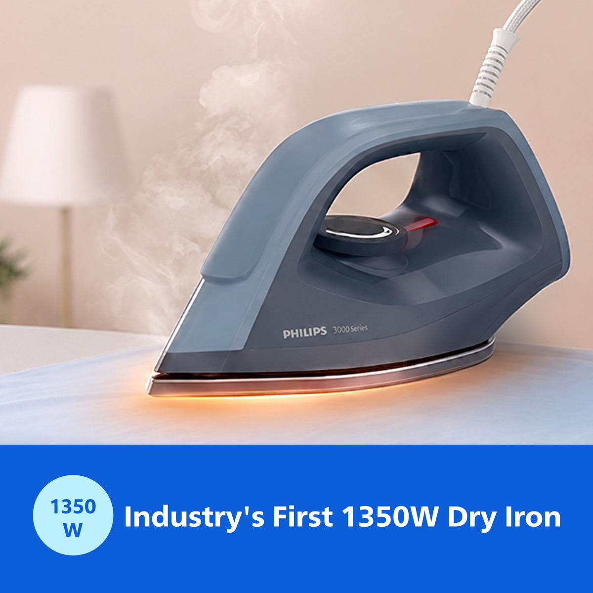 Philips Hi-Power Heavy Weight Dry IRON 1350 W- DST0700/00