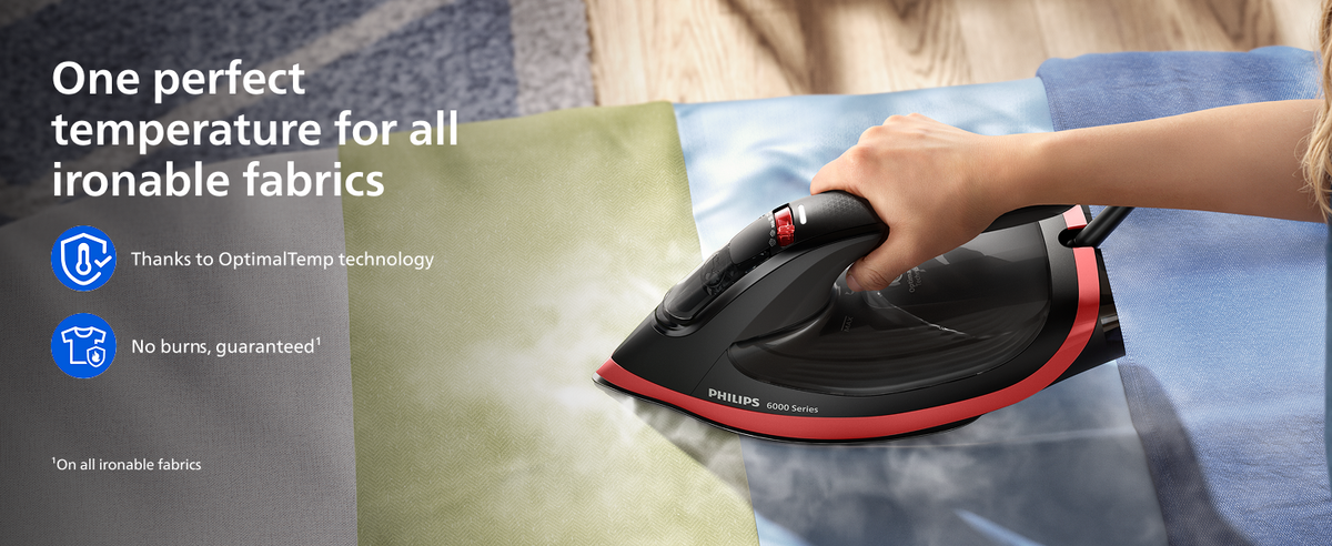 Philips 2800W No Burns Steam Iron - DST6130/40