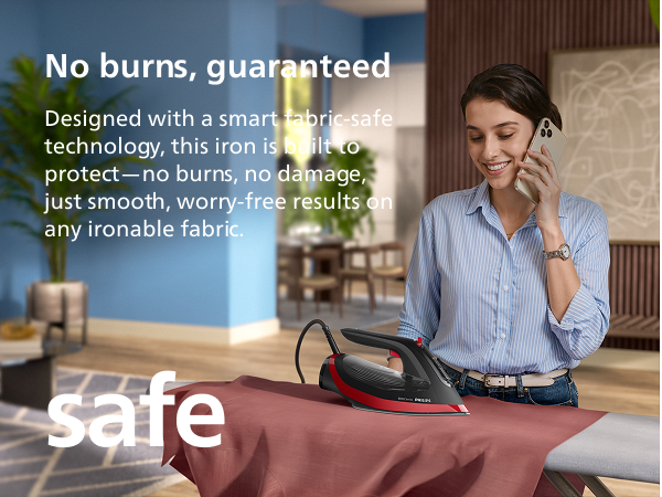 Philips 2800W No Burns Steam Iron - DST6130/40