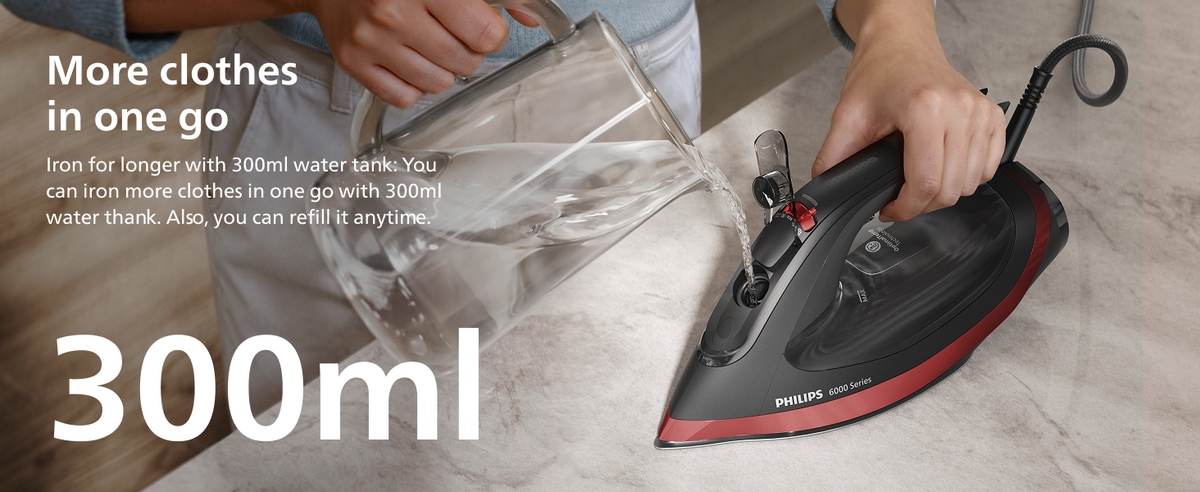 Philips 2800W No Burns Steam Iron - DST6130/40