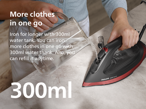 Philips 2800W No Burns Steam Iron - DST6130/40