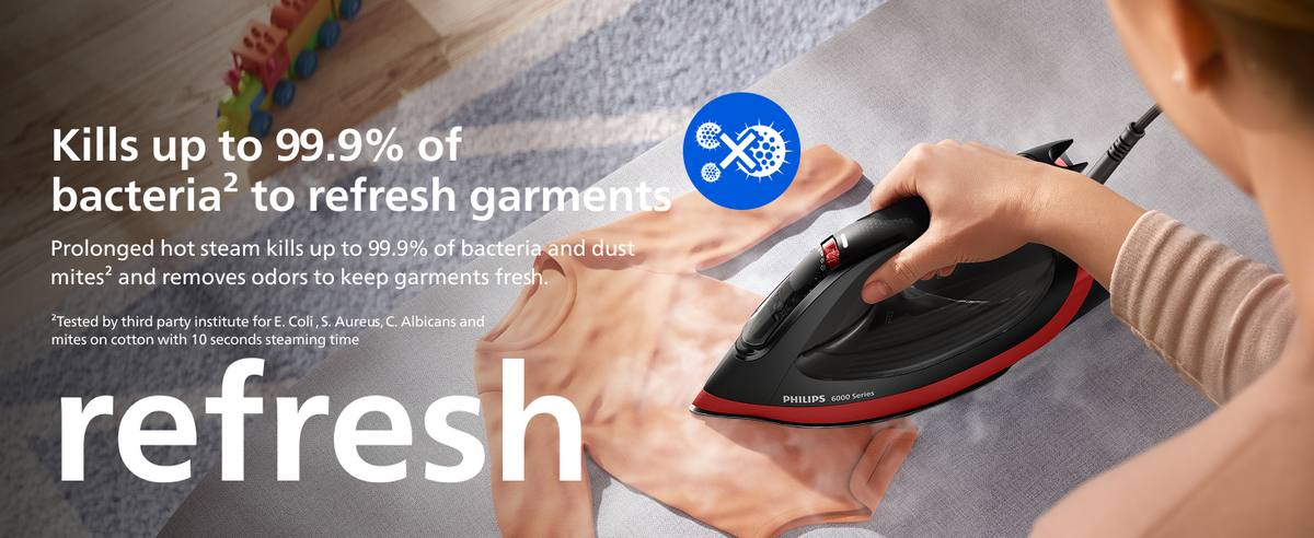 Philips 2800W No Burns Steam Iron - DST6130/40