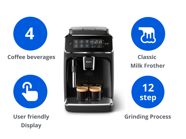 Philips Fully Automatic Espresso Machine - EP3221/40