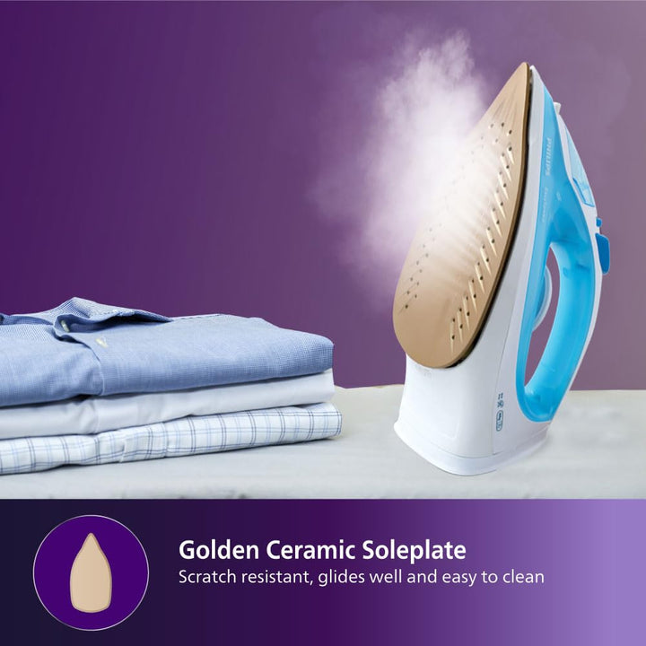 Philips EasySpeed Steam Iron 2000 W (Sky Blue)