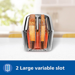 Philips Hd2512 00 800 W Pop Up Toaster With 8 Level Browning