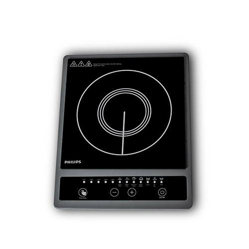 Philips Domestic 1300W Induction Cooktop With Triple Mov For 4Kw Surge Protection And Soft Touch Control Hd4934 00