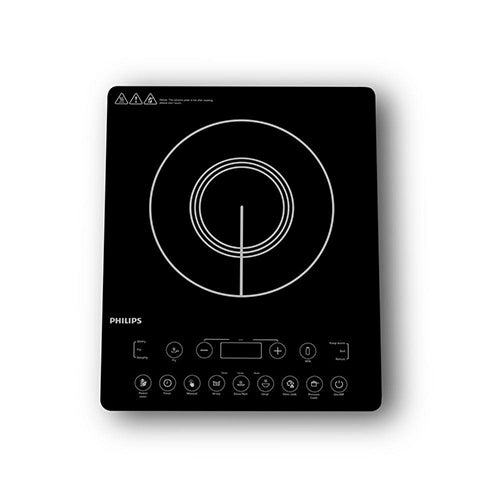 Refurbished Philips 2100W Induction Cooktop with Triple MOV for 4kW surge protection and feather touch control - HD4995/00