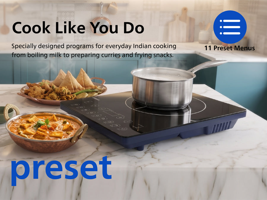 Philips 2100W Surge Protection Induction Cook Top - HD4995/00