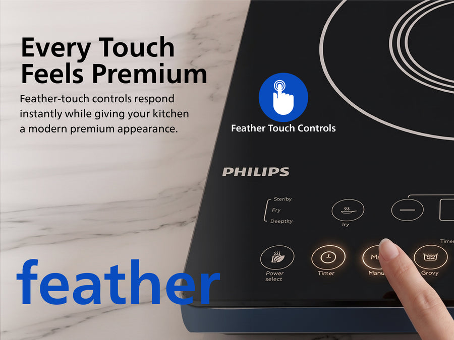 Philips 2100W Surge Protection Induction Cook Top - HD4995/00