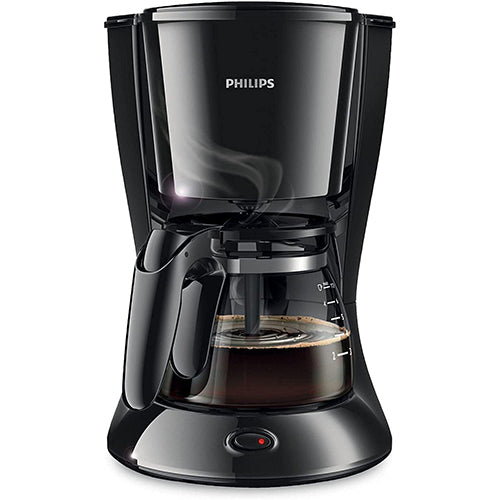 Philips Daily Coffee Maker Metal Black with Aroma Twister - HD7432/20