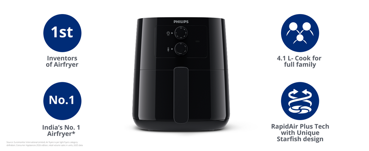 Philips 4.1L Analog Airfryer - HD9200/90