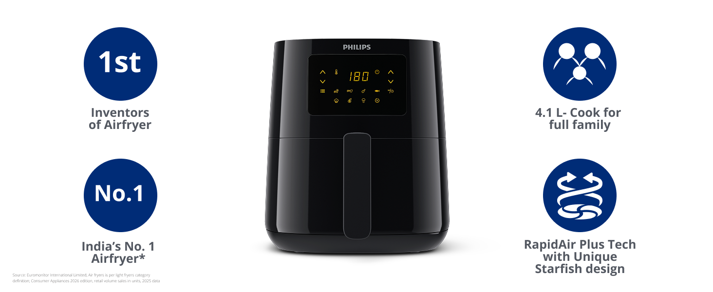 Philips 4.1L Digital Airfryer - HD9252/90