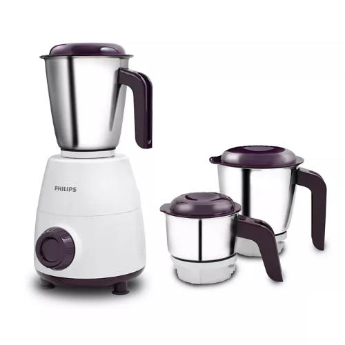 Refurbished Philips Domestic 500W Powerful And Efficient Mixer Grinder With 3 Jars Hl7505 00