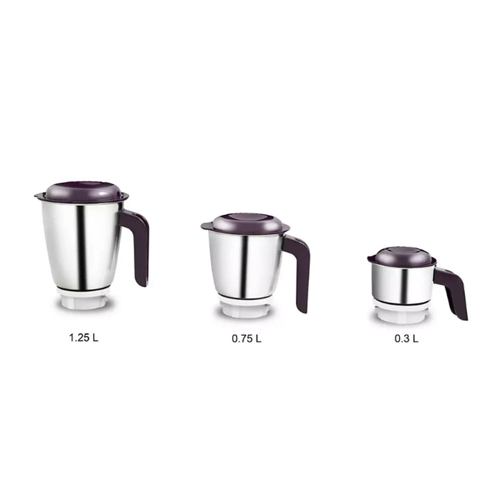 Refurbished Philips Domestic 500W Powerful And Efficient Mixer Grinder With 3 Jars Hl7505 00