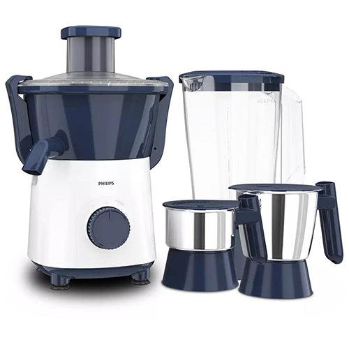 Refurbished Philips Daily Collection Juicer Mixer Grinder with 3 jars 500 Watts - HL7568/00