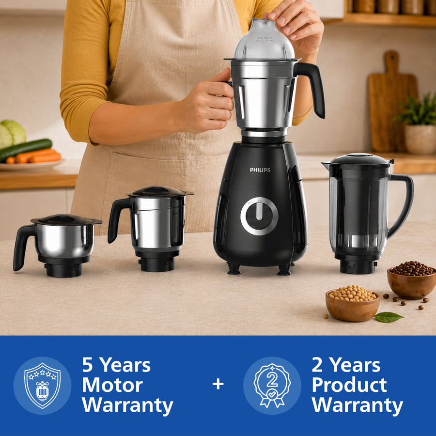 Philips 1000W 4-Jar Mixer Grinder - HR7732/00