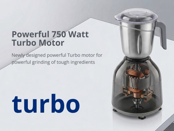 Philips 750W Turbo Motor 3-Jar Mixer Grinder - HL7756/01