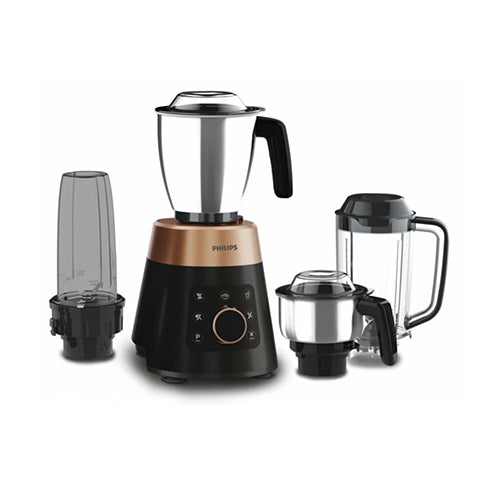 Philips 1000 Watt 4 Jars Black Mixer Grinder With 5 Preset Modes Hl7778 00