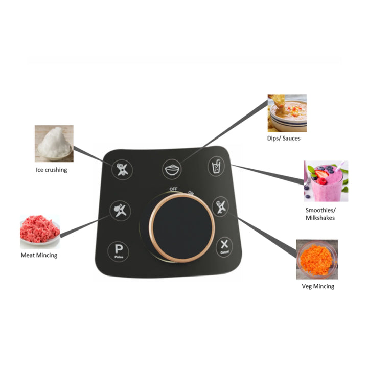 Philips Domestic 1000 Watt 4 Jars Black Mixer Grinder With 5 Preset Modes Hl7778 00