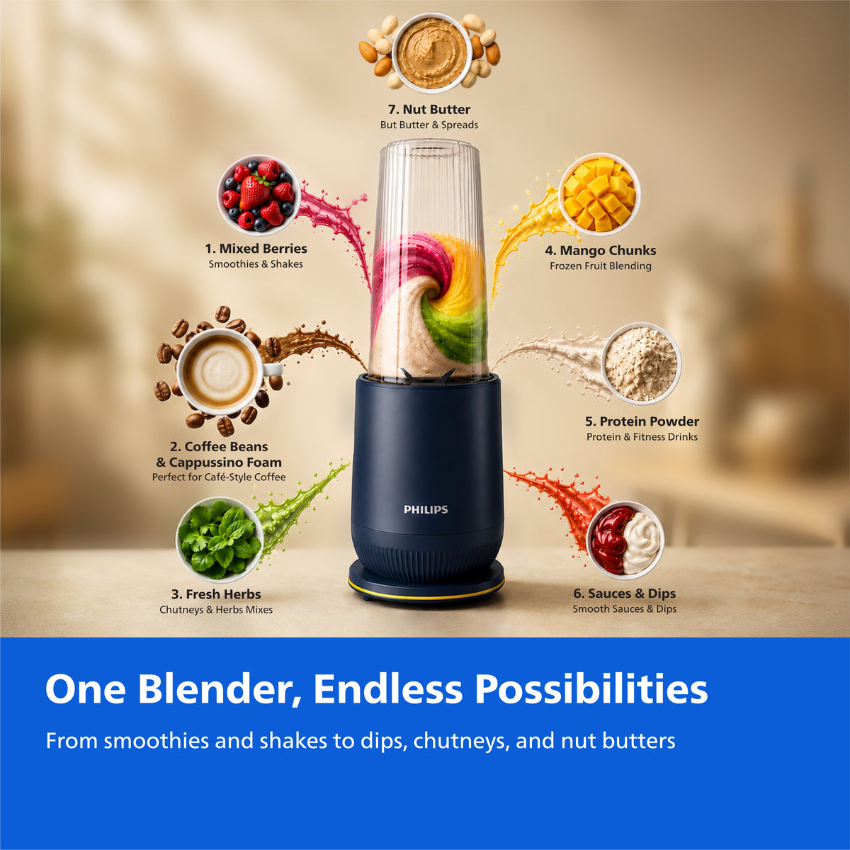 Philips Mini Blender-HR2613/00
