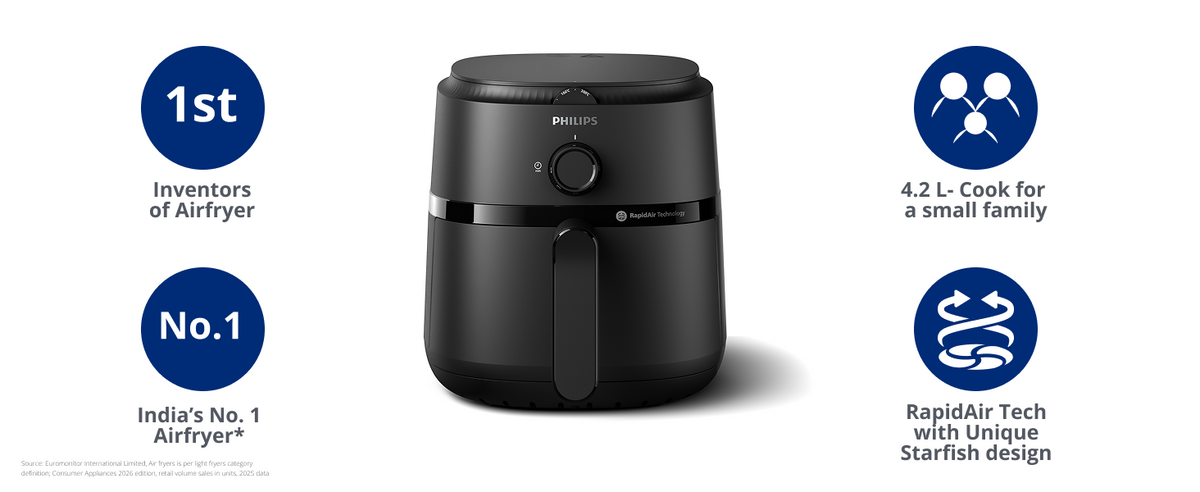 Philips 4.2L Analog Airfryer - NA120/00