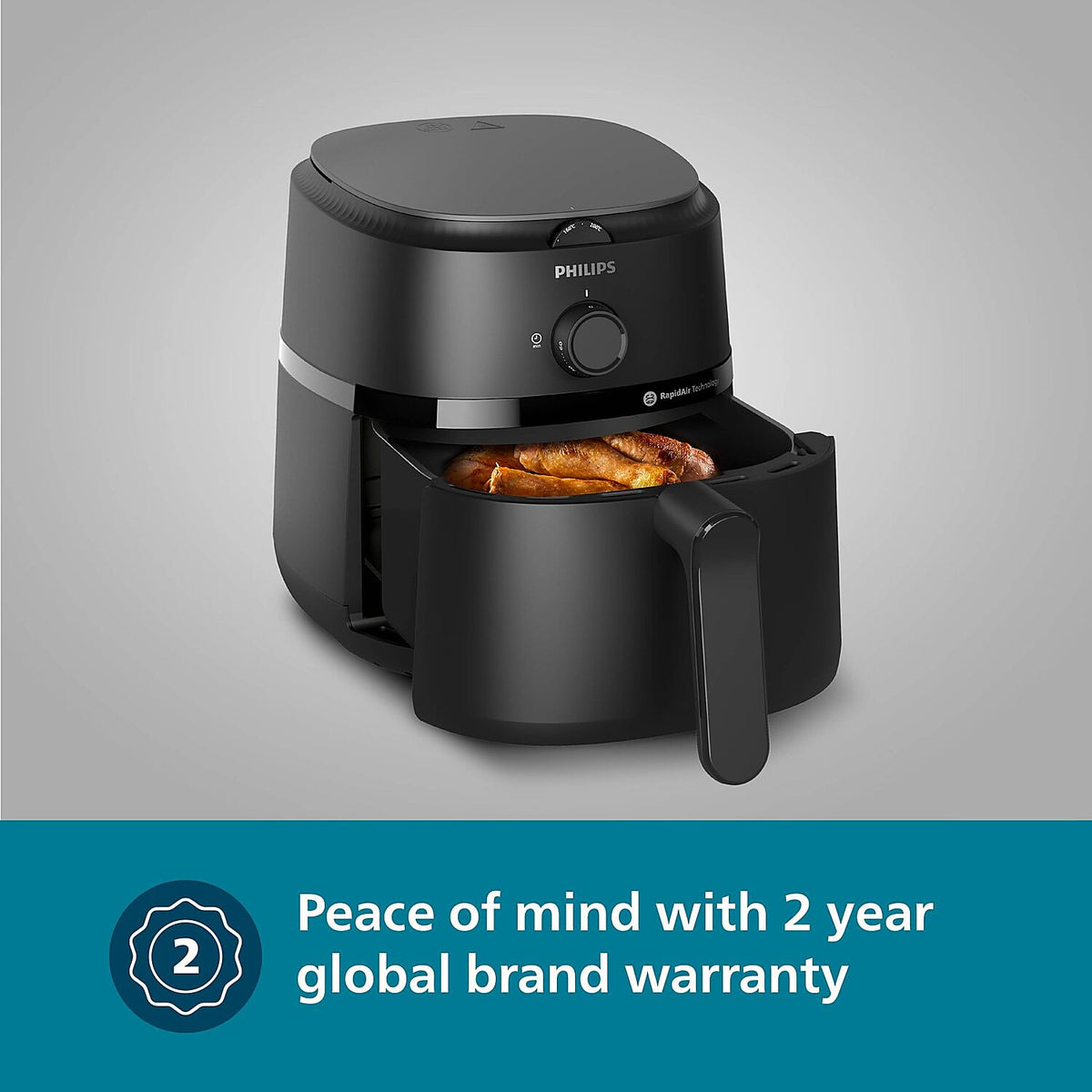 Philips Domestic 4 2 Litre Airfryer With Rapid Air Technology Na120 00