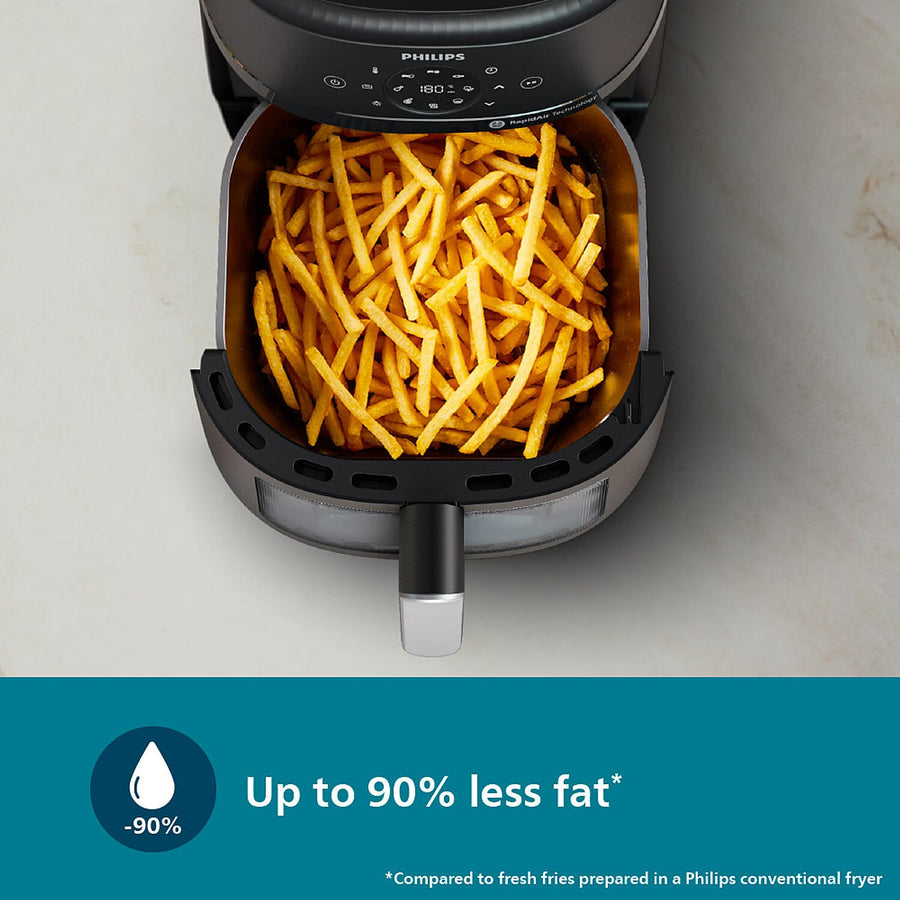 Philips Domestic 6 2 Liter Airfryer With Rapid Air Technology And Cooking Window Na231 00