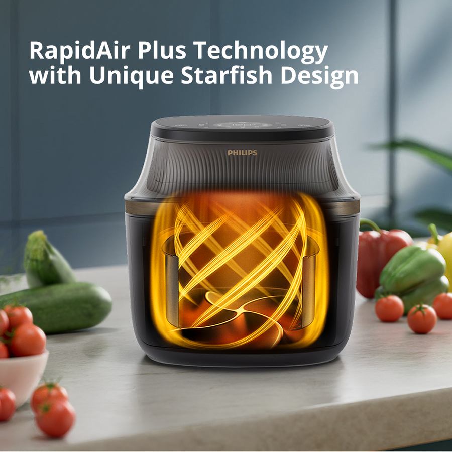 Refurbished Philips Digital 7.2 Ltr Airfryer with Rapid Air Technology - NA342/00